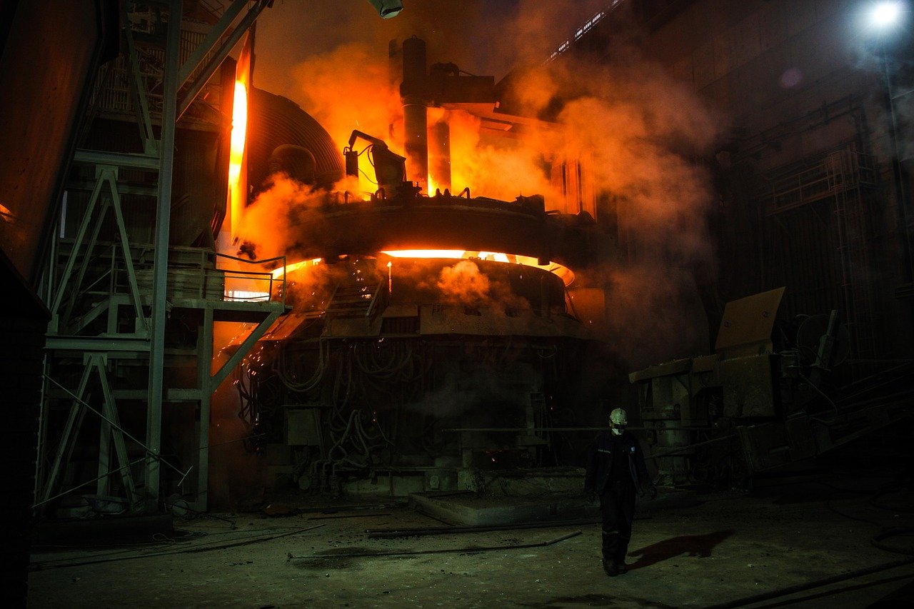 industry, steel, iron